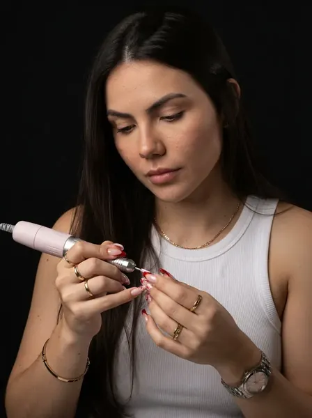 Foto atendendo uma cliente